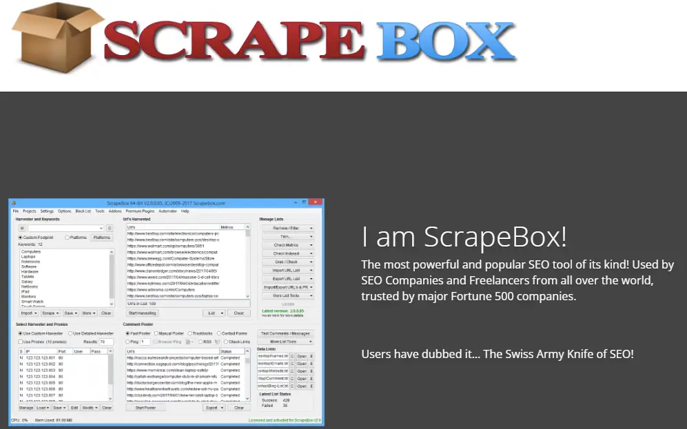 Scrapebox V2 SEO Tool